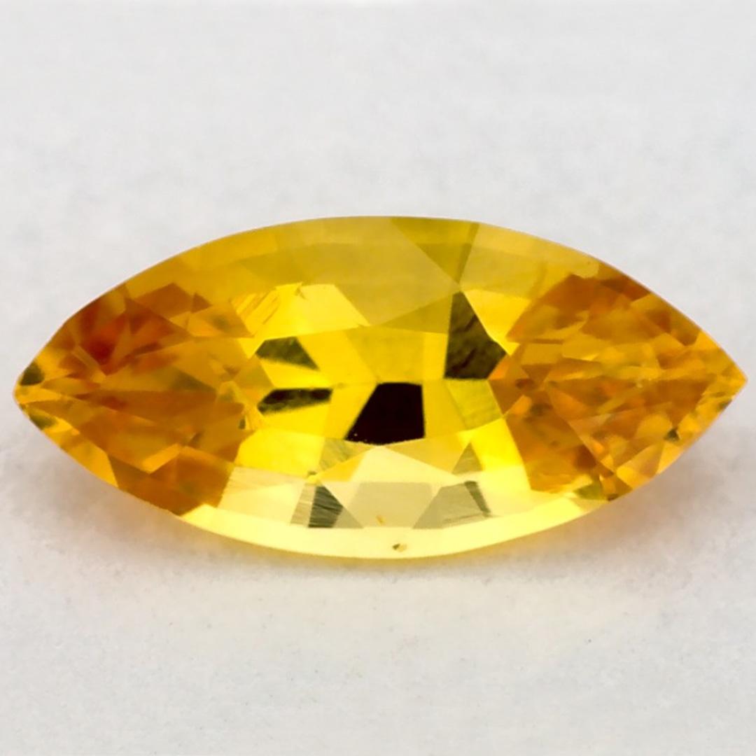 1.02 Ct Yellow Sapphire Marquise Loose Gemstone