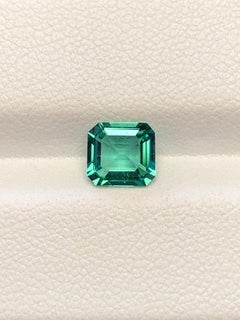 1.02 Cts GUILD Certified No Oil Emerald Zambia eye clean quality Gemstone