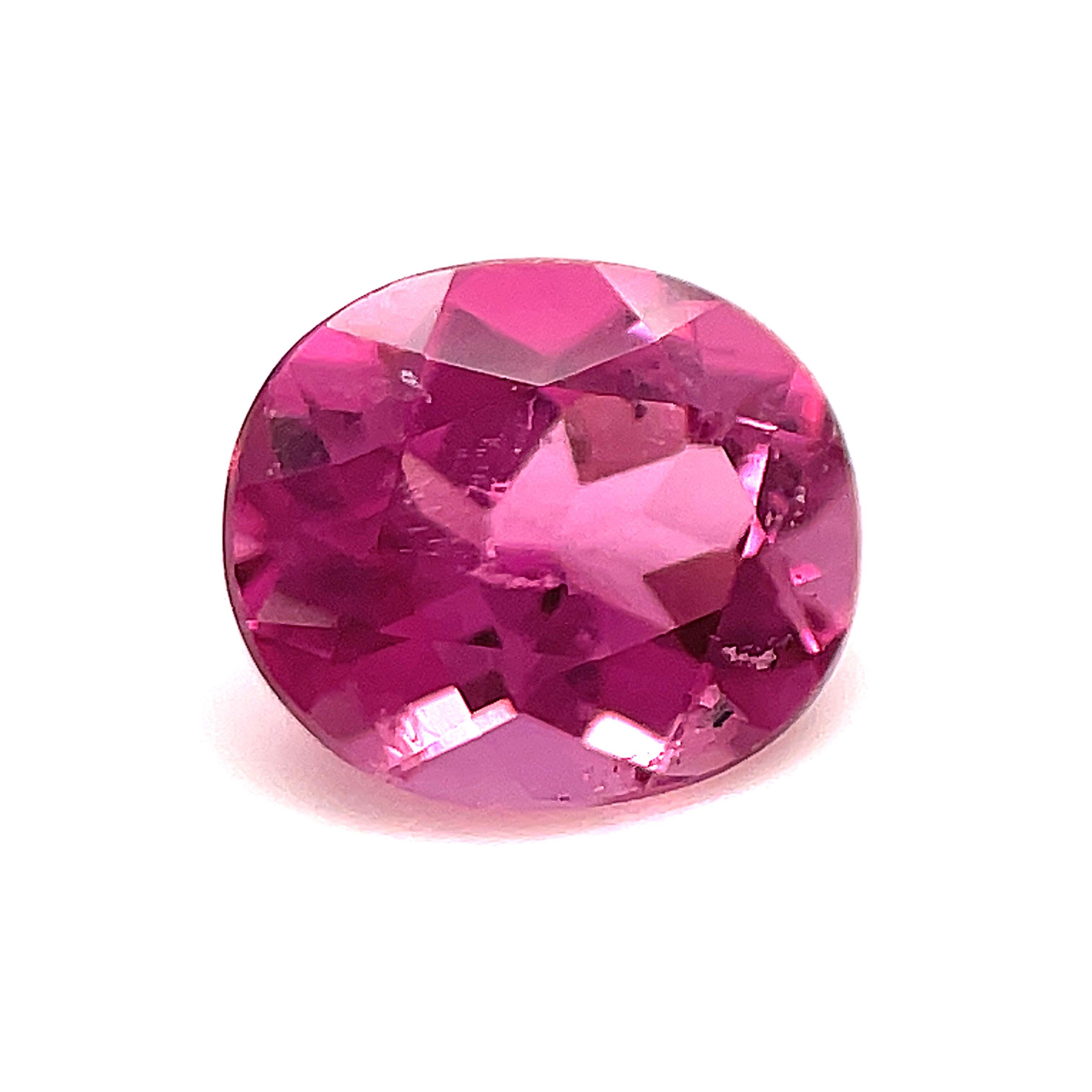 loose pink gemstones