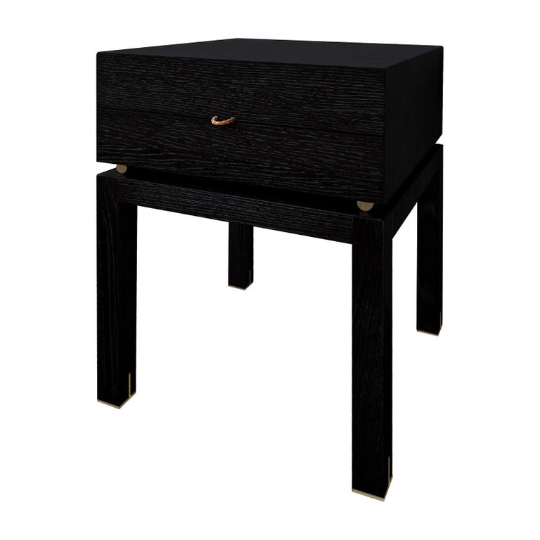 102 TNT Black Bedside Table For Sale at 1stDibs