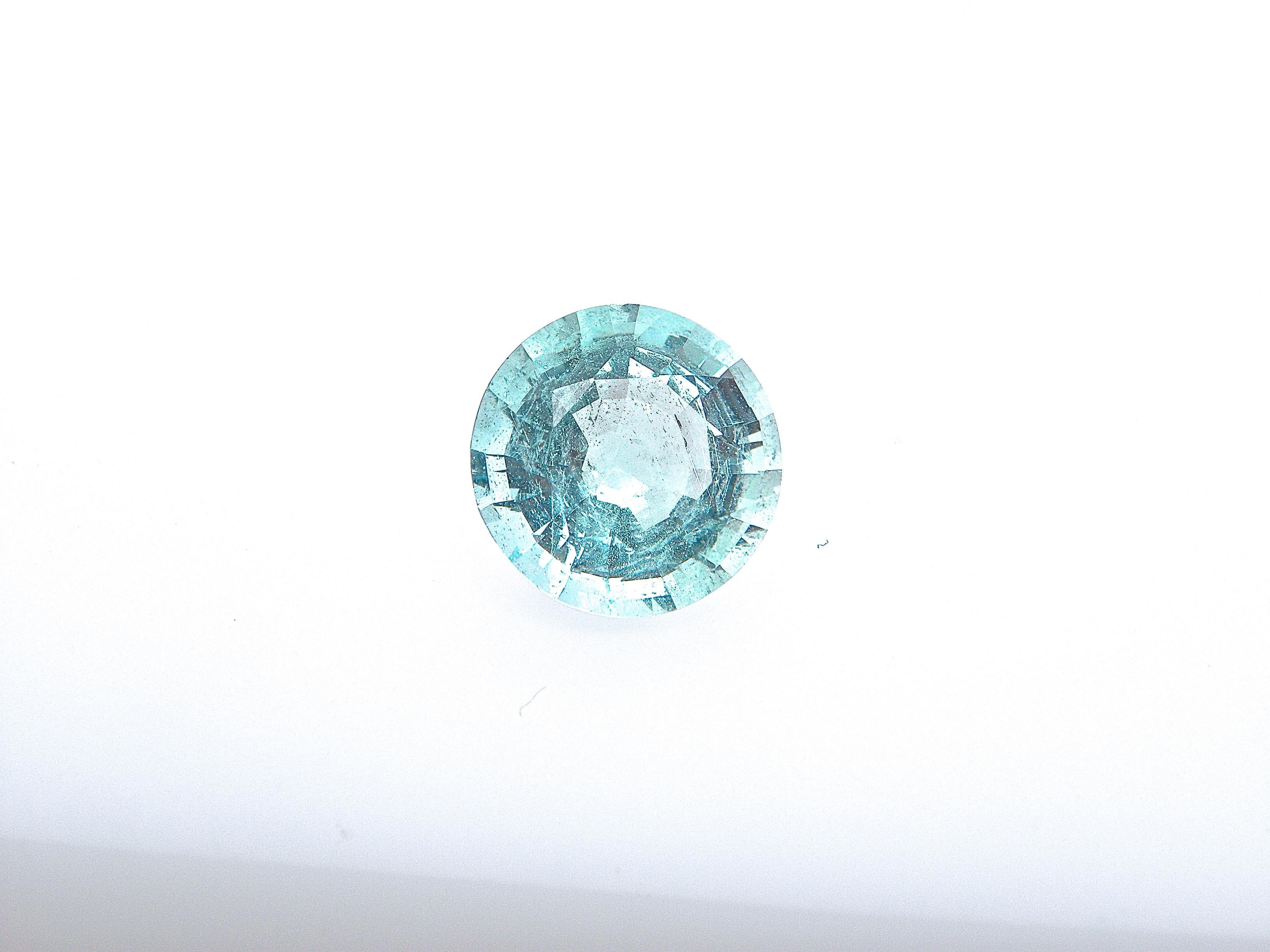 aquamarine round stone
