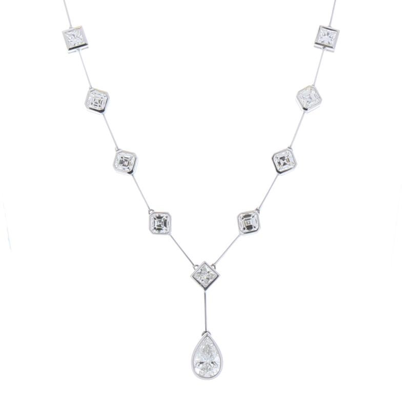 princess cut necklace