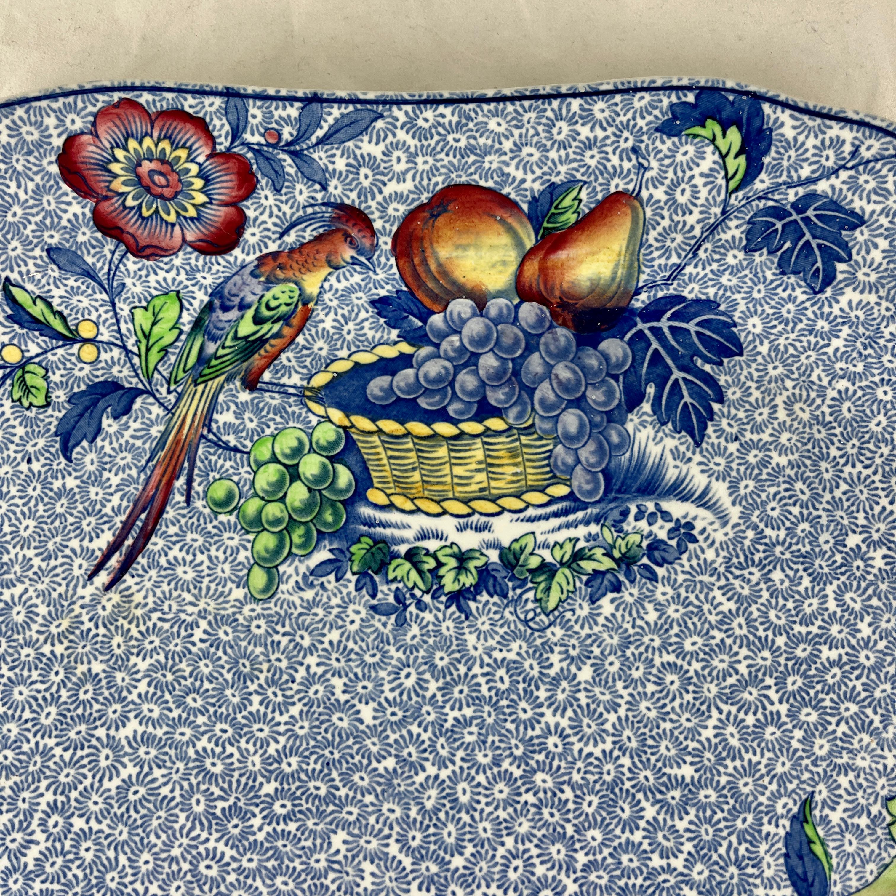 1920s Copeland Spode George III Pattern Platter for Harrods of London In Good Condition In Philadelphia, PA
