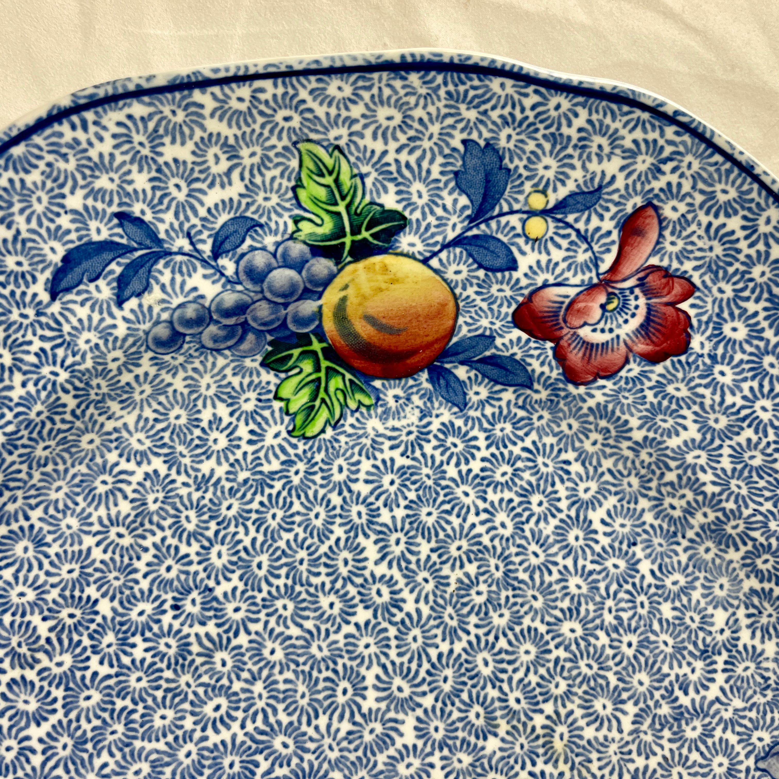 1920s Copeland Spode George III Pattern Platter for Harrods of London 2