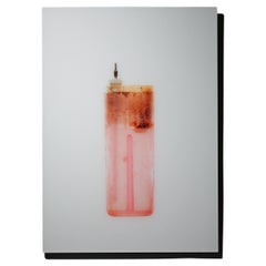 1021_Found-object photograph: lighter recovered on the coast of Menorca (Spain)