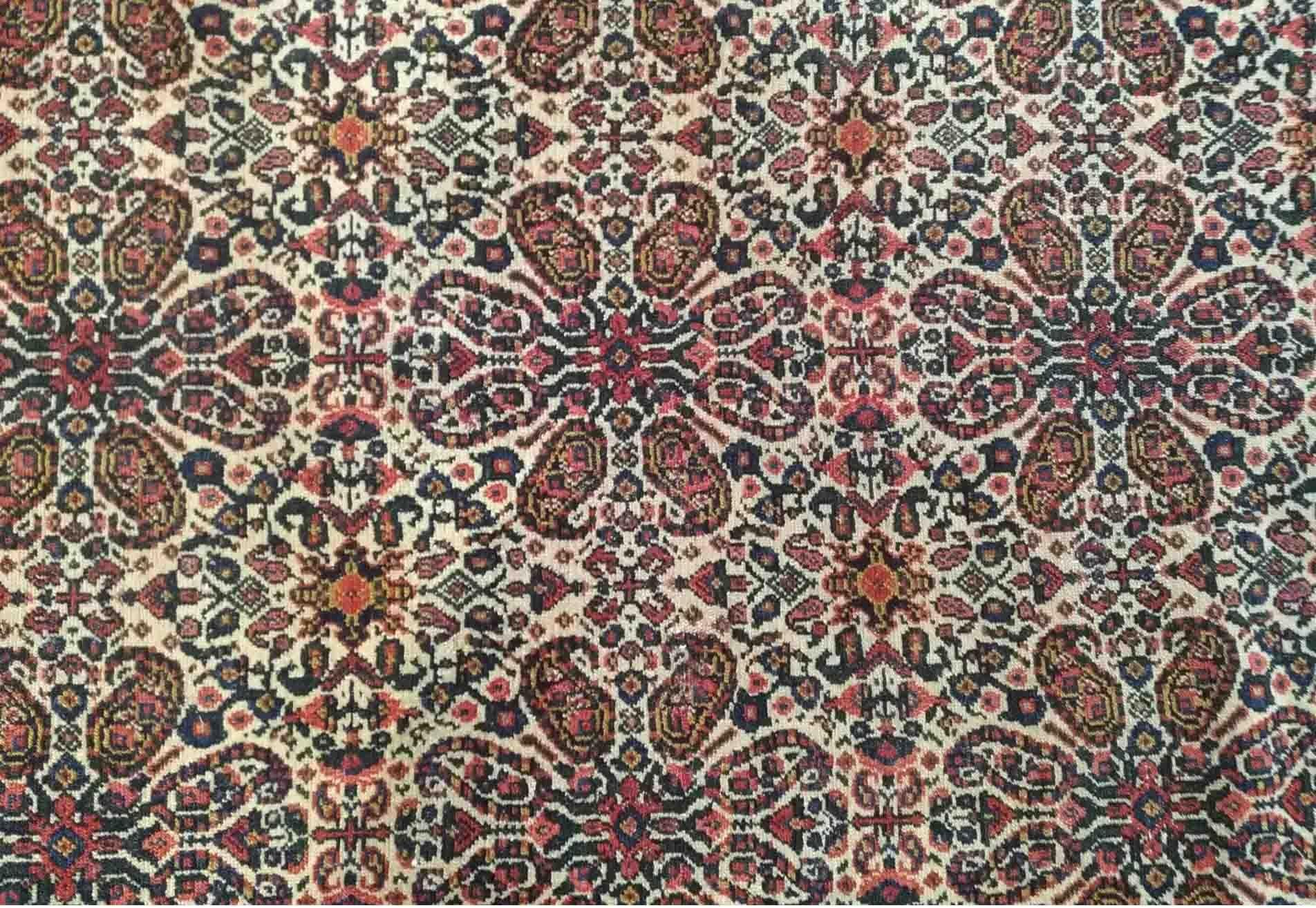 1023 - Magnifique tapis kurde Senneh du 19ème siècle en vente 9