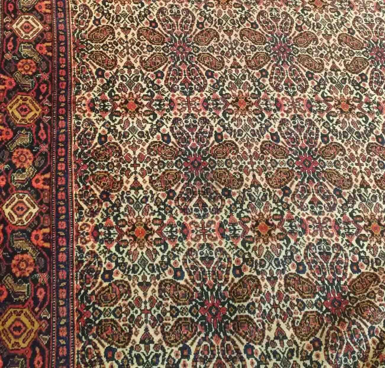 1023 - Magnifique tapis kurde Senneh du 19ème siècle en vente 10