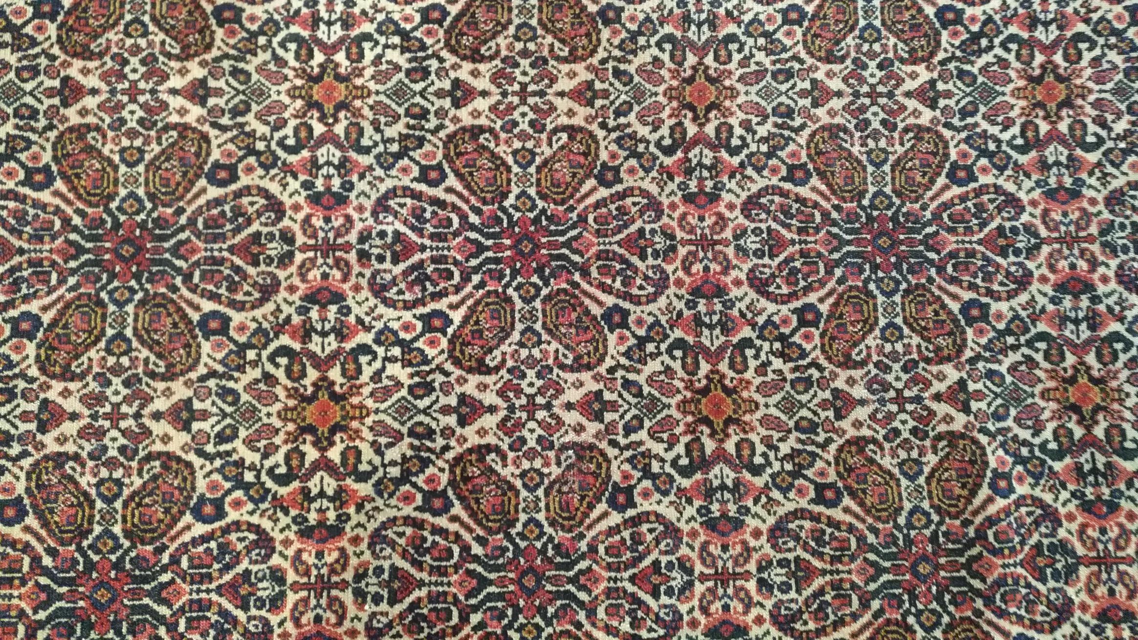 Late 19th Century 1023 - Magnificent 19th Century Kurdish Senneh Carpet For Sale