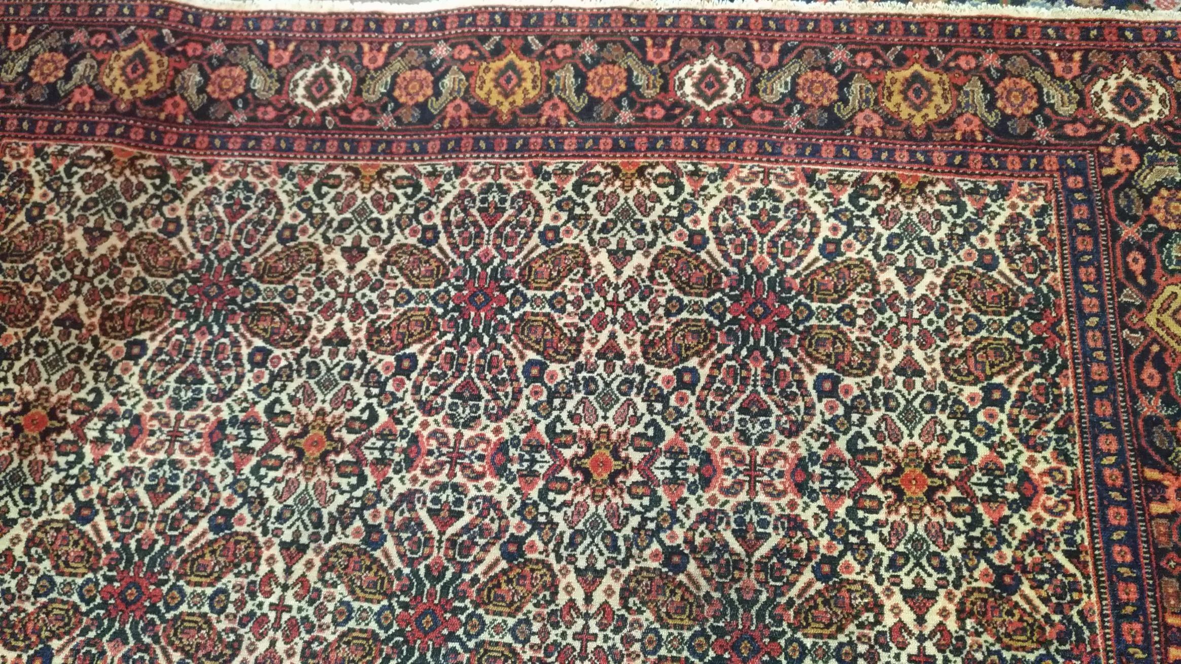 1023 - Magnificent 19th Century Kurdish Senneh Carpet For Sale 1