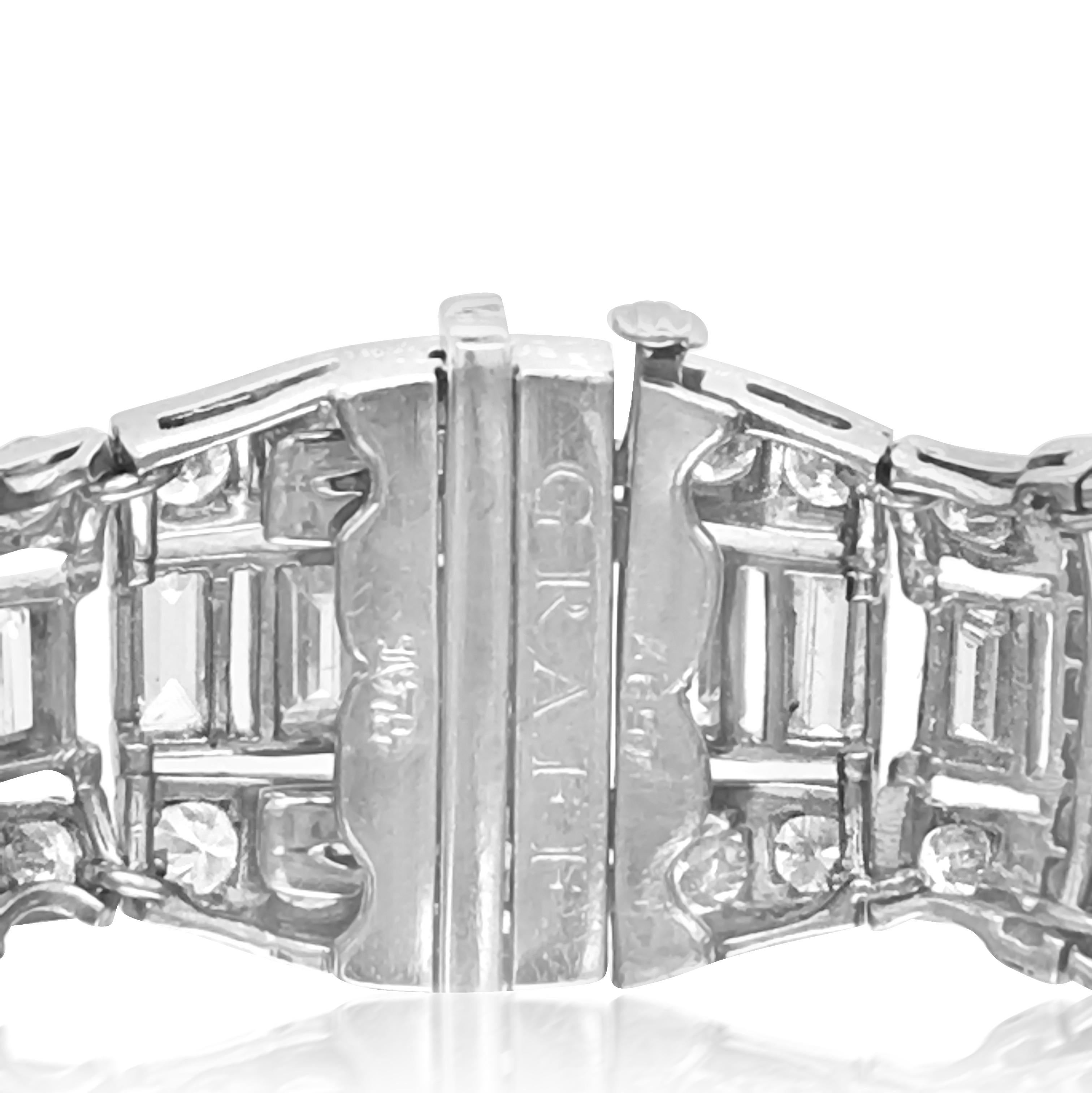 10,25 Karat Diamant-Armband, Graff (Marquiseschliff) im Angebot