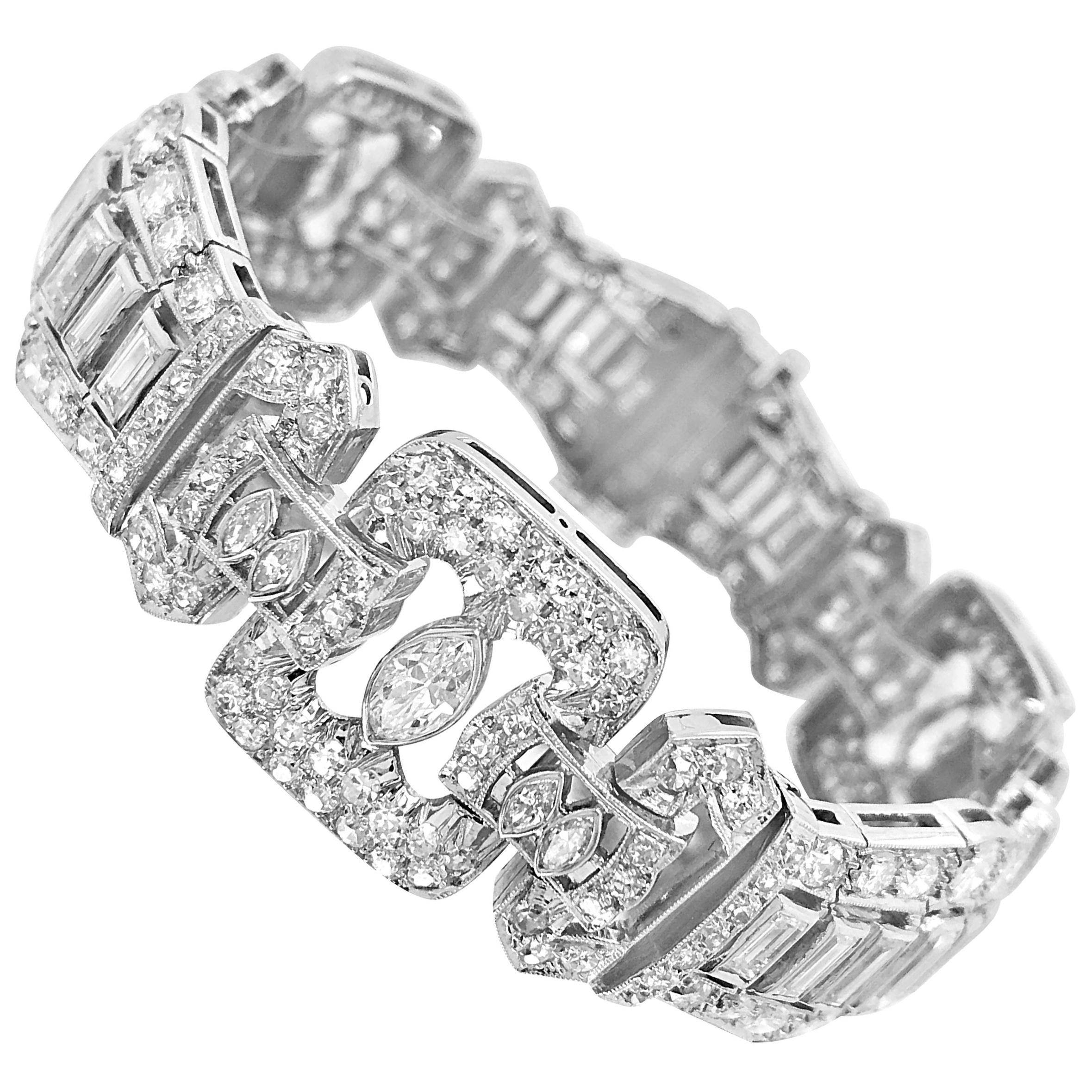 10.25 Carat Diamond Bracelet, Graff For Sale