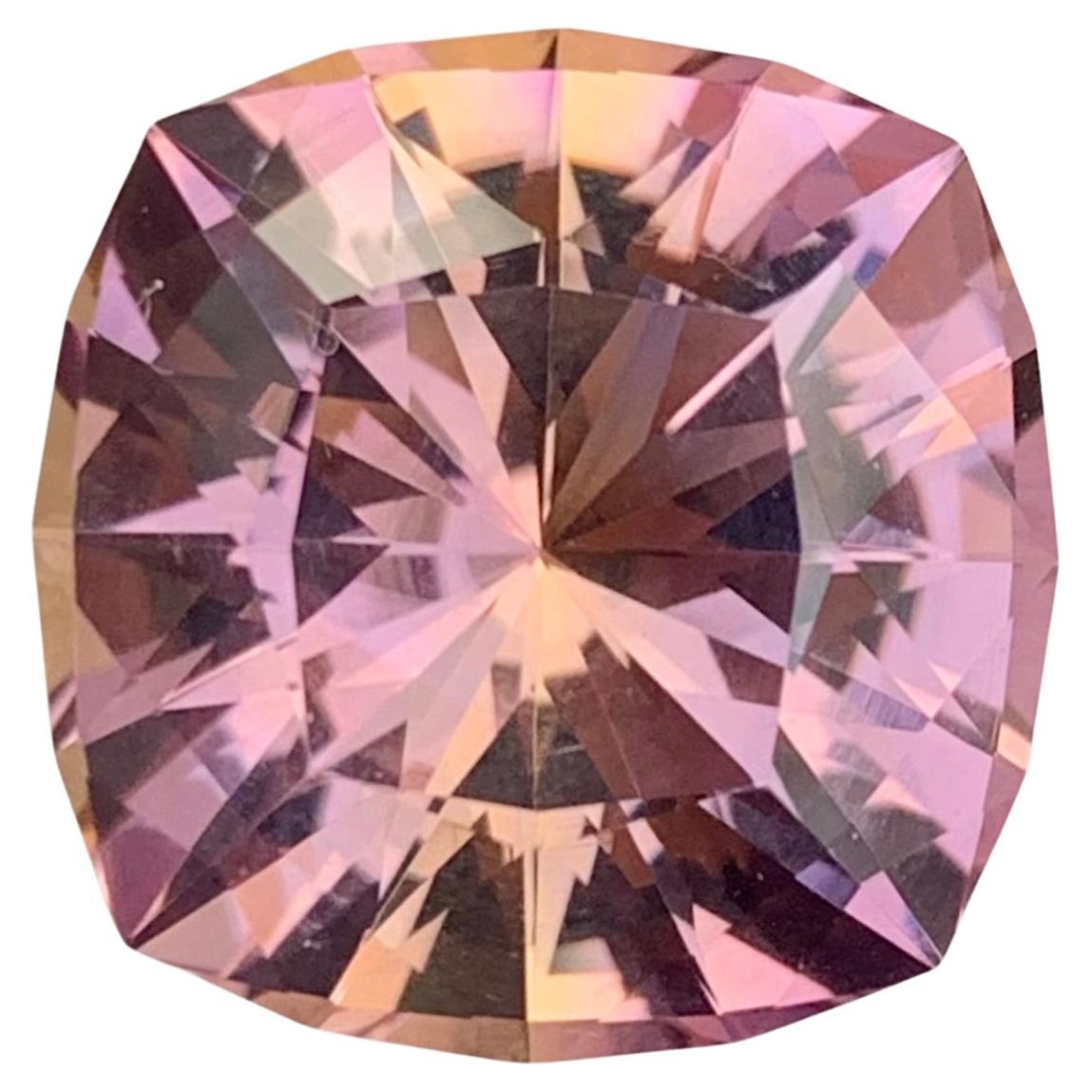 10.25 Carat Natural Loose Ametrine Square Cushion Shape Gem