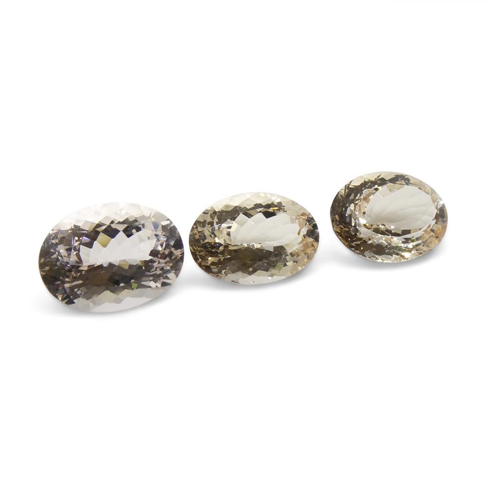 Paire de Morganite ovale 10.25 ct en vente 12
