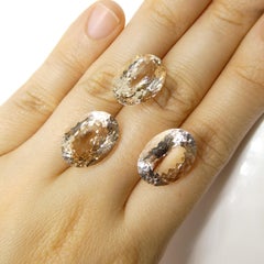 Oval Morganit-Paar, 10.25 Karat