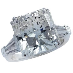 10.26 Carat Radiant Cut Diamond Engagement Ring