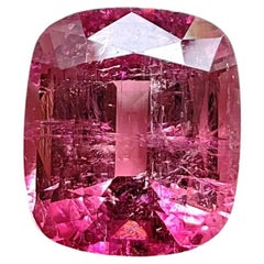 10.26 Carat Top Quality Pink Tourmaline Cushion CutStone For Jewelry Natural Gem