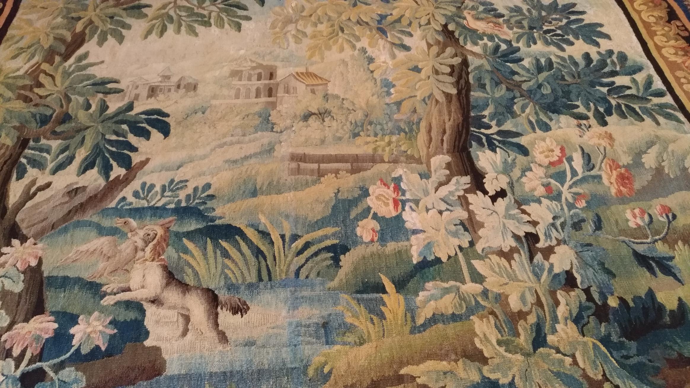 1026 - Wonderful Large 18th Century Fine French Aubusson Tapestry In Excellent Condition In Paris, FR