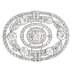 Belle Époque Multi-Use 18 Karat and Platinum Brooch/Pendant