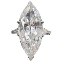 10.29 Carat Marquise Platinum Engagement Ring 10.29 Carat Marquise Platinum Engagement Ring