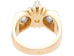 1.02 Carat Diamond and 18k Rose Gold Cocktail Ring