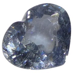 1.02ct Heart Blue Sapphire from Tanzania Unheated