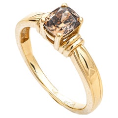 1.02ct Natural Fancy Deep Pinkish Brown Diamond Ring, No Reserve Price