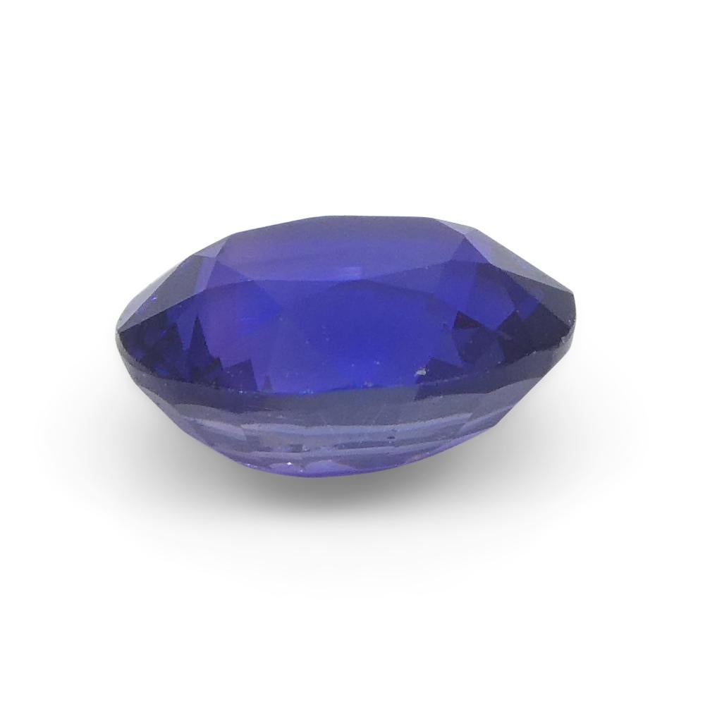 1.02ct Oval Purple Sapphire from Madagascar Unheated For Sale 1