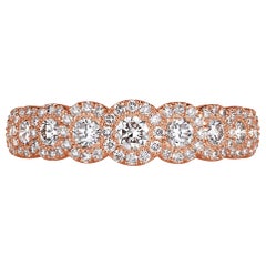 1.02ct Round Brilliant Cut Diamond Ring in 18k Rose Gold