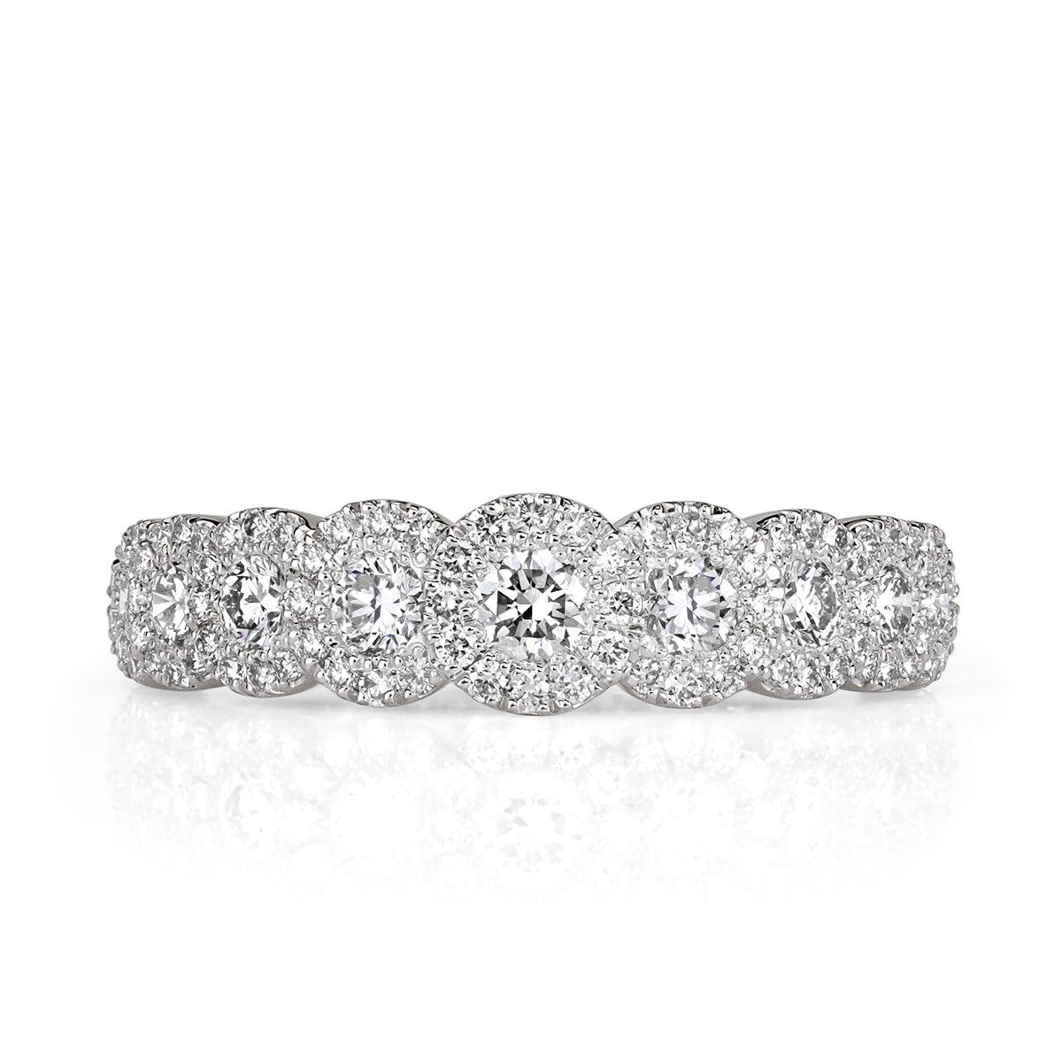 1.02ct Round Brilliant Cut Diamond Ring in 18k White Gold