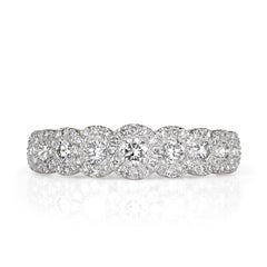 1.02ct Round Brilliant Cut Diamond Ring in 18k White Gold