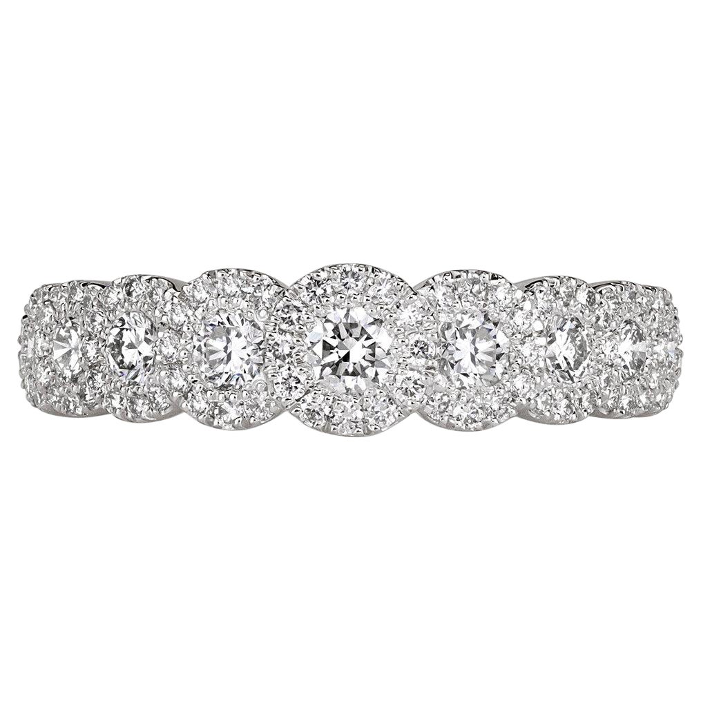 1.02ct Round Brilliant Cut Diamond Ring in 18k White Gold