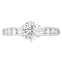 1.02ct Tiffany & Co. Diamond Ring with Sparkling Halo