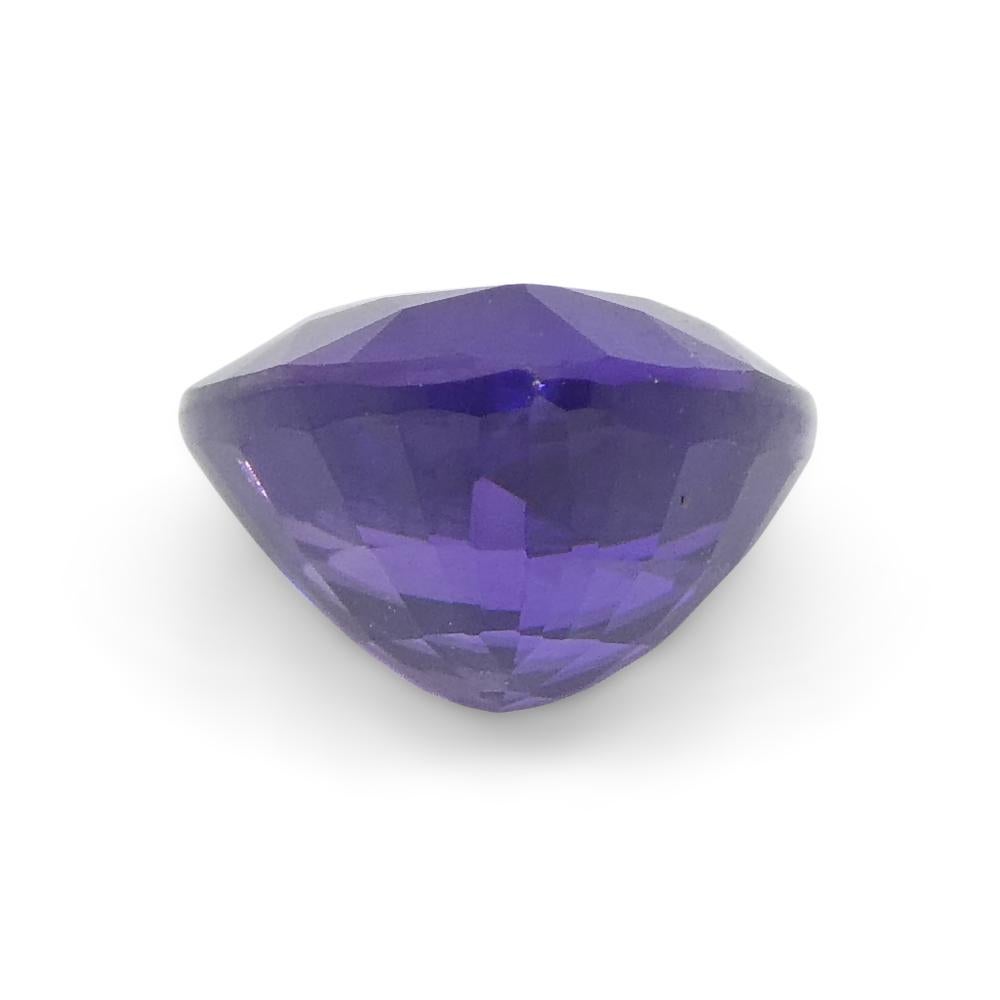 Saphir violet trillion non chauffé de Madagascar de 1.02 carat en vente 5