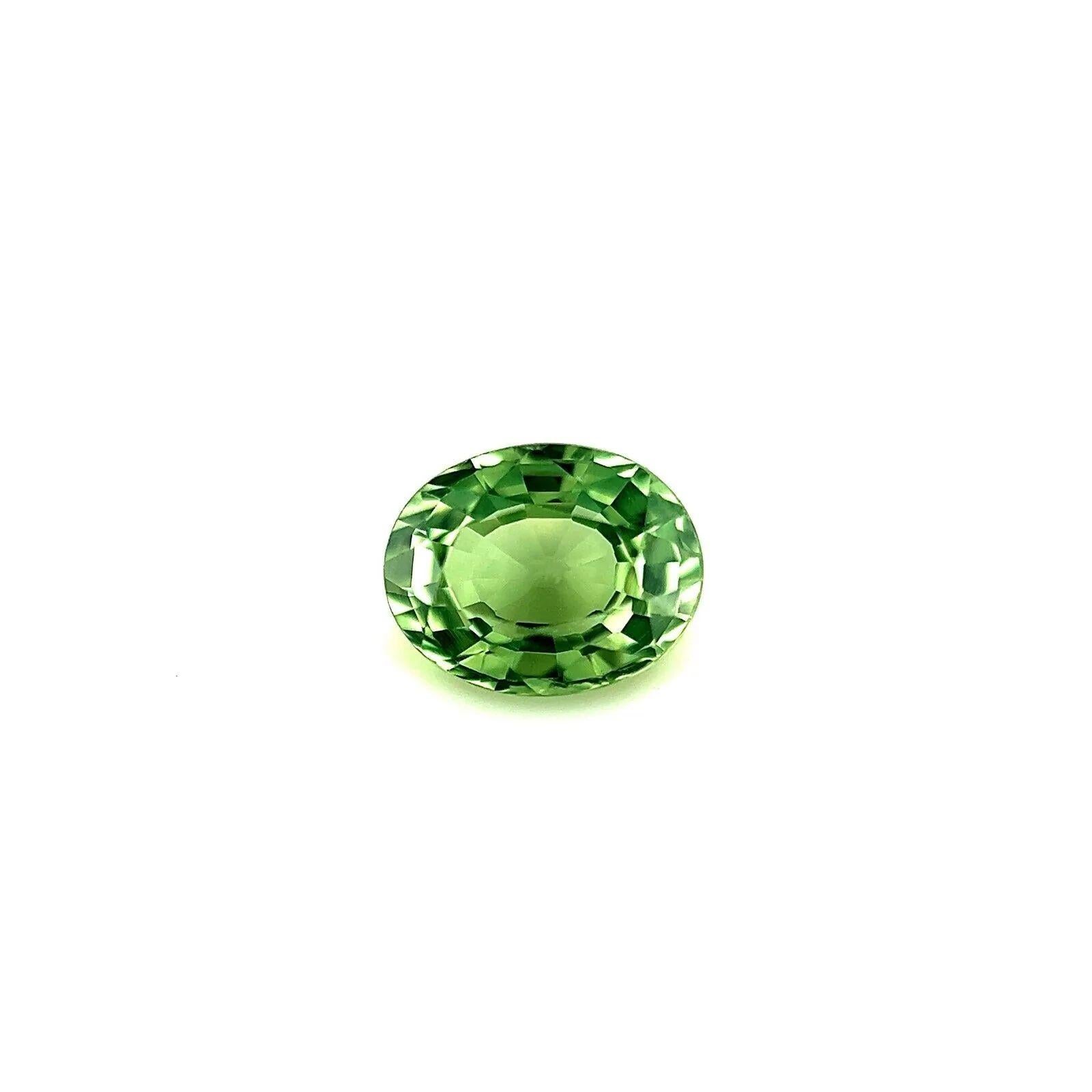 1.02ct Vivid Green Sapphire Natural Oval Cut Loose Cut Gemstone 6.5x5mm VS

Natural Oval Cut Green Australian Sapphire Gemstone.
1.02 Carat with a beautiful vivid green colour and very good clarity, a very clean stone with only some small natural