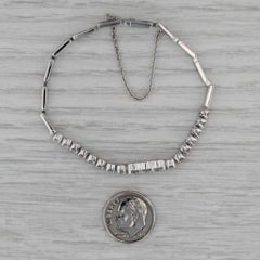 1.02ctw Diamond Tennis Bracelet 10k 14k White Gold Platinum 6.5"