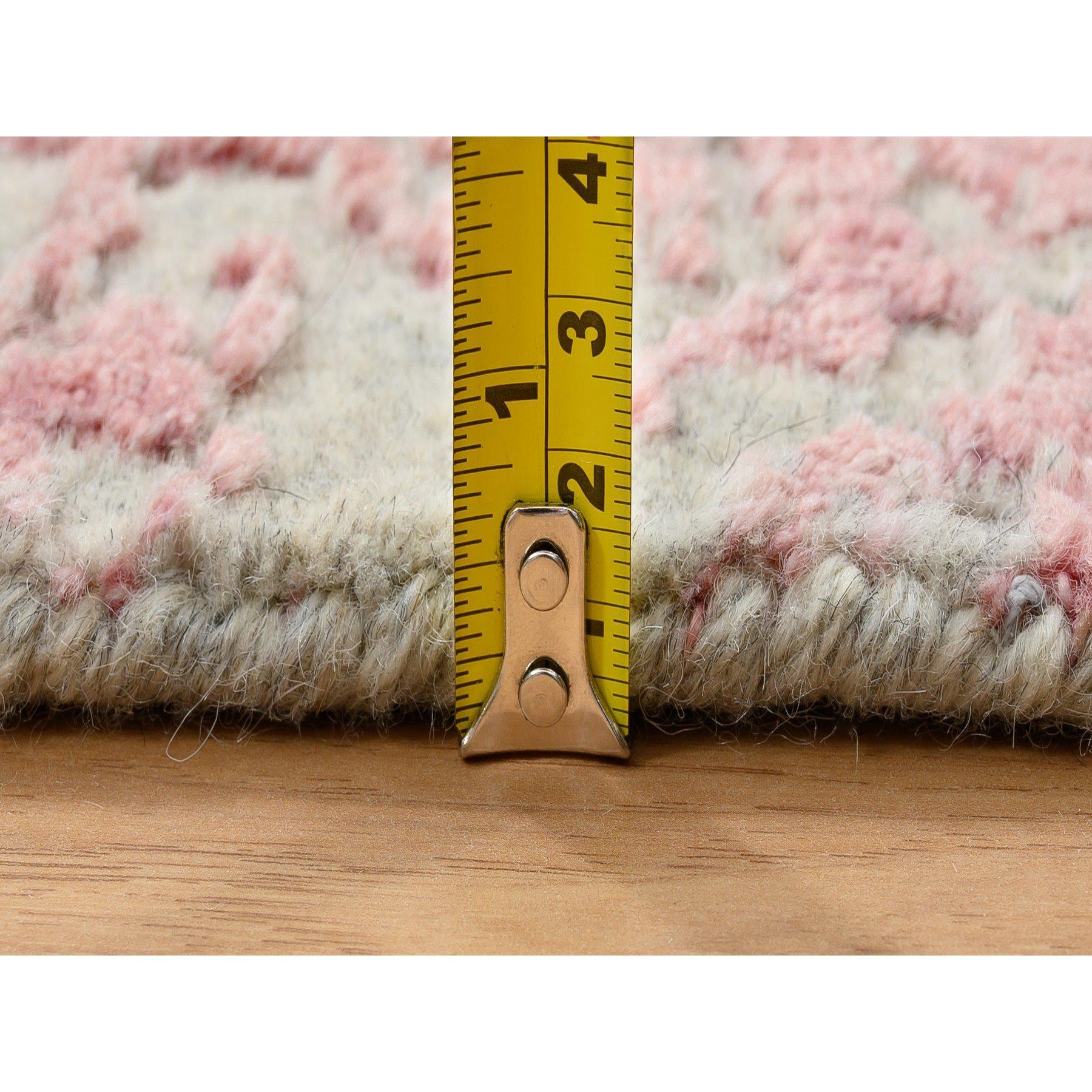 Tappeto quadrato rosa 10'2 