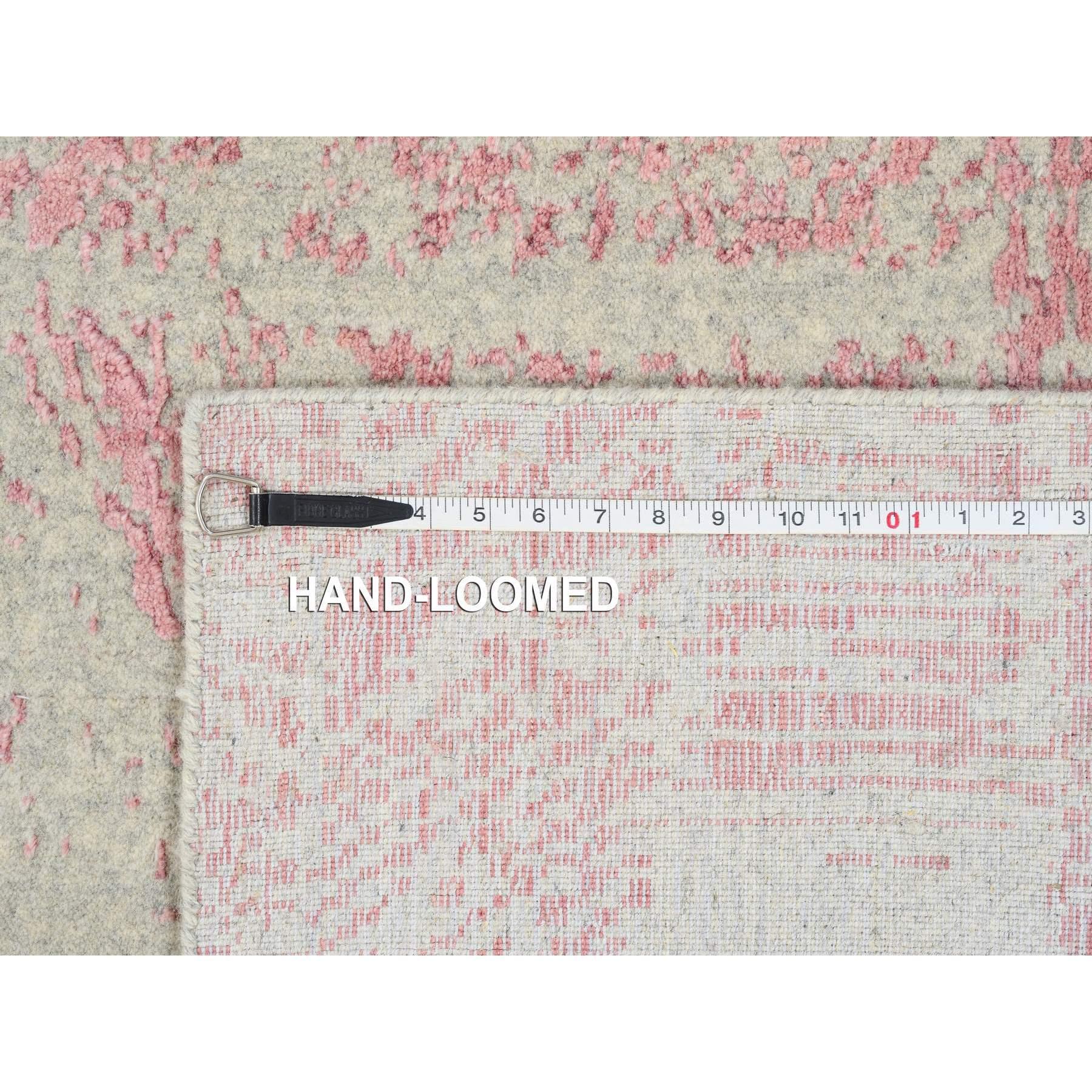 Tappeto quadrato rosa 10'2 