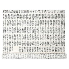 10'2"x13'9" Vivid White Modern Design Organic Wool Hand Knotted Oriental Rug