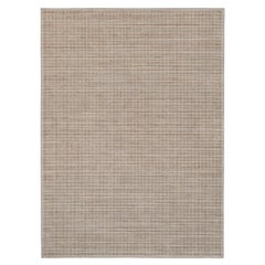 10
2 "x14
 Sand Brown Modern Plain Decor Box Design Loomed Knotted Soft Wool Rugs (Tappeto in lana morbida)