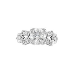 Vintage 1.03 Carat Diamond Engagement Ring