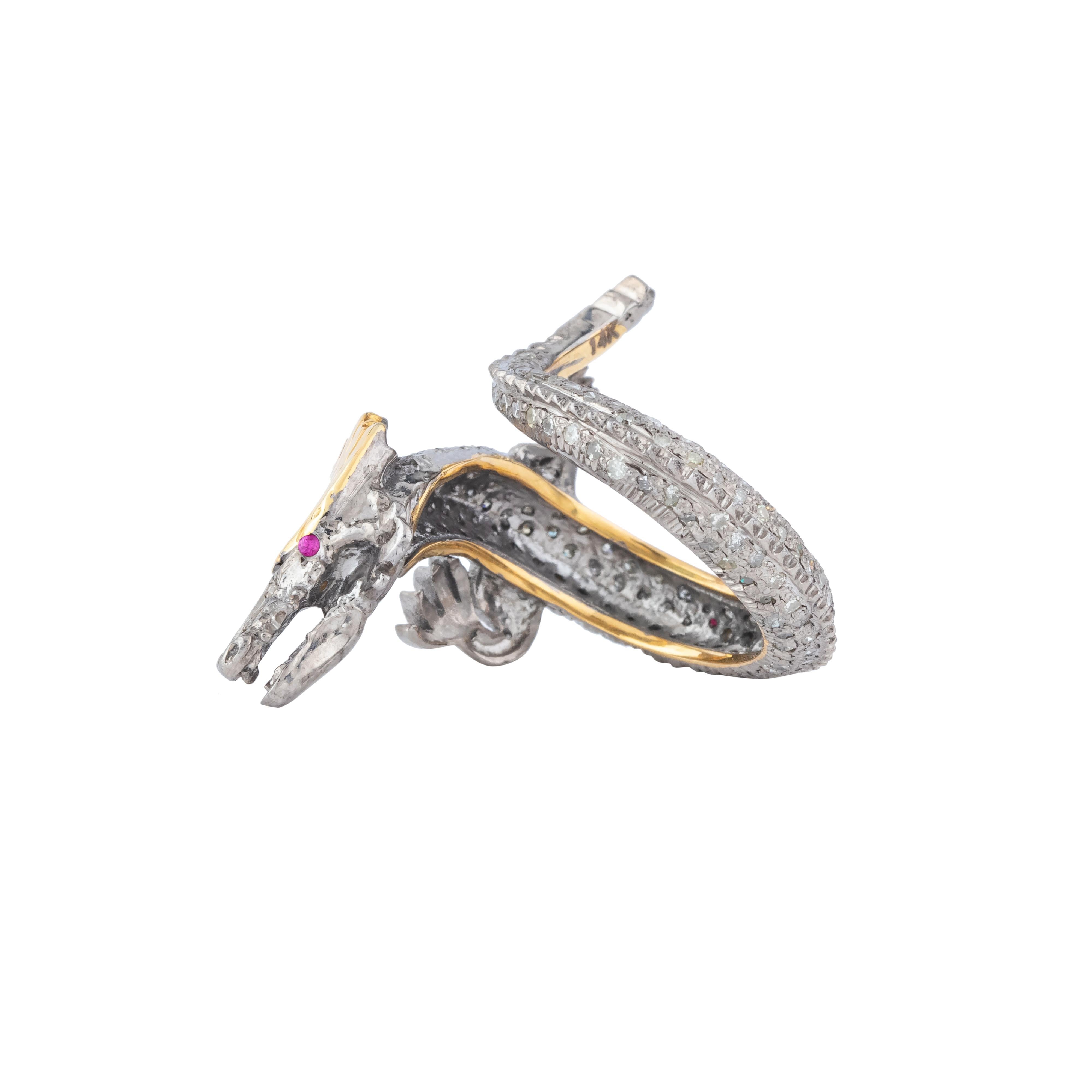 The 1.03 Carat Diamond Modern Style Cocktail Ring embodies a sleek, contemporary aesthetic while showcasing the timeless allure of fine jewelry. This ring is a testament to minimalist design, where every detail is thoughtfully curated to create a