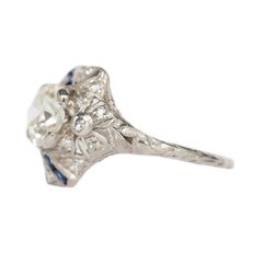 1.03 Carat Diamond Platinum Engagement Ring