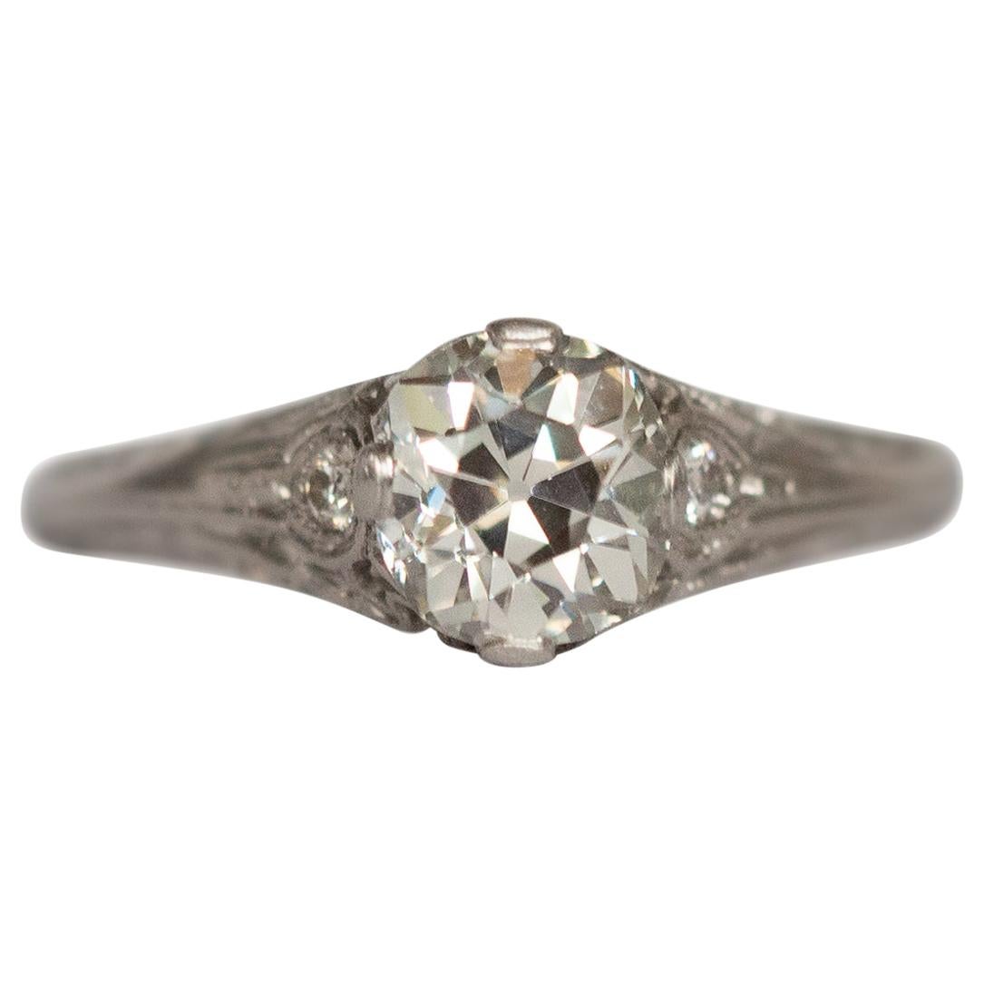 1.03 Carat Diamond Platinum Engagement Ring