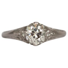 1.03 Carat Diamond Platinum Engagement Ring