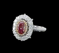 1.03 Karat Fancy Pink Diamond Ring VS Clarity AGL zertifiziert