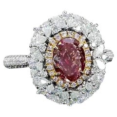 1.03 Karat Fancy Pink Diamond Ring VS Clarity AGL zertifiziert