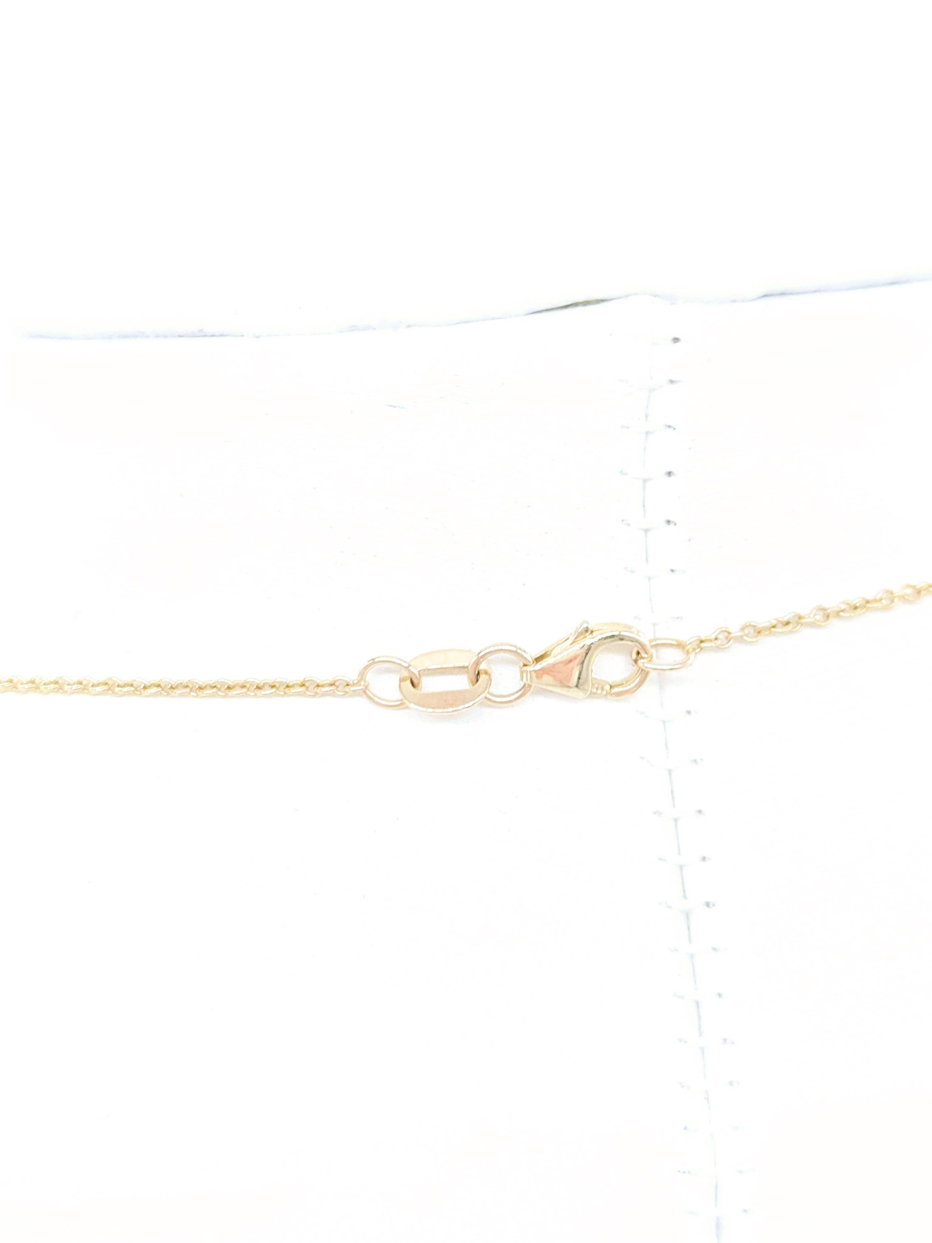 Collana mini con diamanti naturali da 1,03 carati con incastonatura a illusione da 19