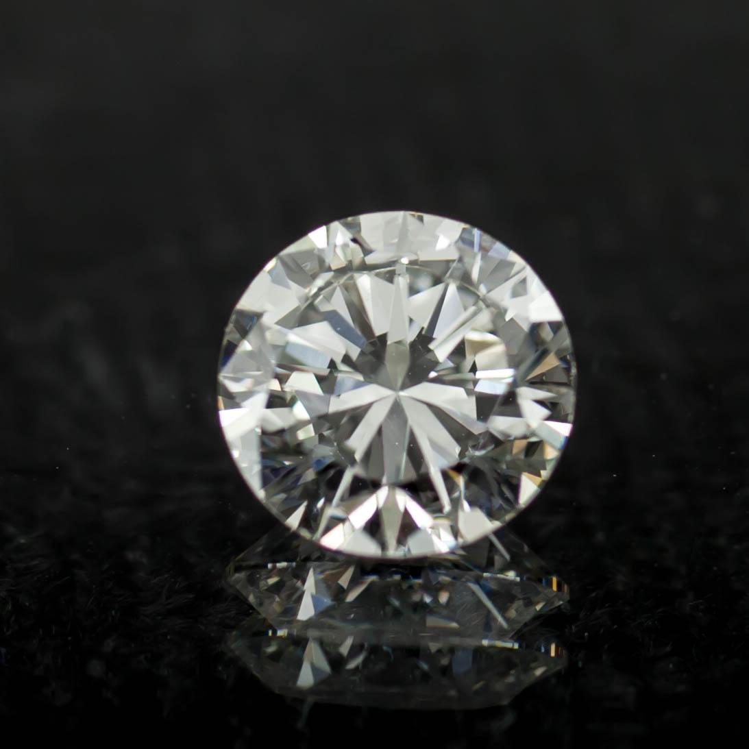 1,03 Karat Loser F / SI1 Diamant im runden Brillantschliff GIA zertifiziert (Rundschliff) im Angebot