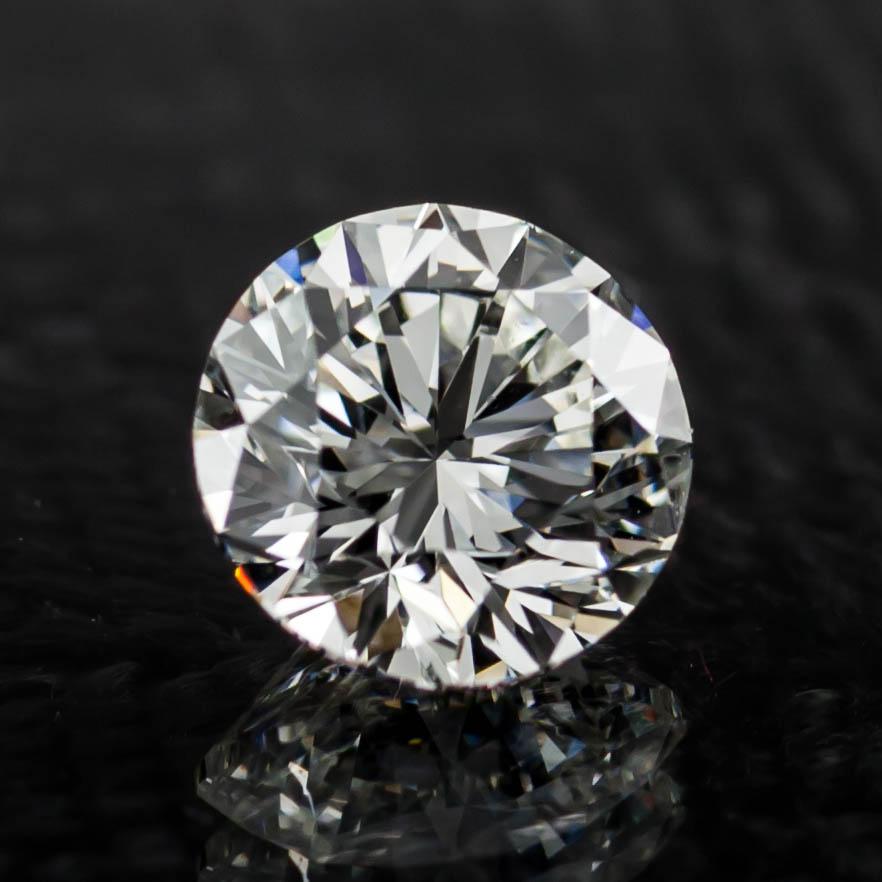 Taille ronde Diamant taille ronde brillant de 1,03 carat non serti G / SI1 certifié GIA en vente