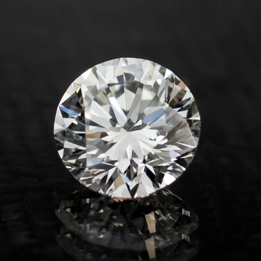 Round Cut 1.03 Carat Loose G / SI1 Round Brilliant Cut Diamond GIA Certified For Sale